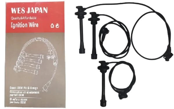 CABLES DE CANDELA DE TOYOTA TACOMA 4RUNNER 5VZ 3.4 1997- 2003 JUEGO DE 3 CABLES MARCA WES JAPAN